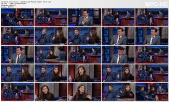 Anna Kendrick - Late Show with Stephen Colbert - 4-6-16