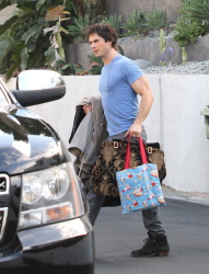 Ian Somerhalder - Leaving Nikki Reed's house in Los Angeles (July 25, 2014) - 25xHQ GR0pdziZ
