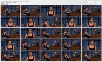 Felicity Jones - Late Night with Seth Meyers - 1-22-15