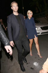Calvin Harris and Rita Ora - leaving 1 OAK nightclub in Los Angeles - January 25, 2014 - 25xHQ Qq1YuIOS