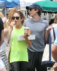 Ian Somerhalder & Nikki Reed - at the farmer's market in Sherman Oaks (July 20, 2014) - 152xHQ EfVX4jWm