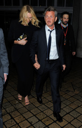 Charlize Theron and Sean Penn - seen leaving Royal Festival Hall. London - February 16, 2015 (153xHQ) NahvUQGr