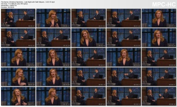 Christina Hendricks - Late Night with Seth Meyers - 3-23-15