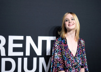 Elle Fanning - Saint Laurent show at The Hollywood Palladium in Los Angeles 02/10/2016